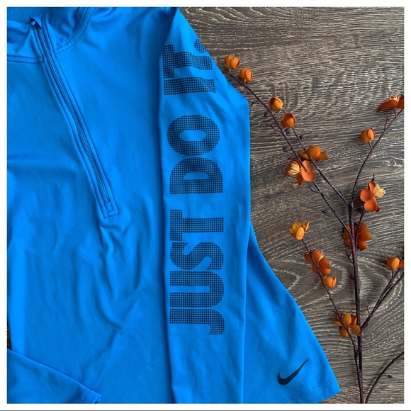 Nike Pro Dri-Fit Just Do It Zip Mock Top - Picture 5 of 9